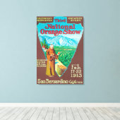 National Oranje ShowPoster #1 Canvas Afdruk (Insitu (Houten vloer))