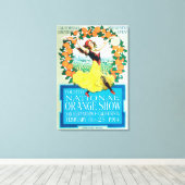 National Oranje ShowPoster #2 Canvas Afdruk (Insitu (Houten vloer))