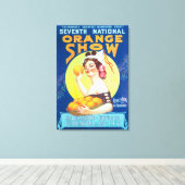 National Oranje ShowPoster #3 Canvas Afdruk (Insitu (Houten vloer))
