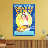 National Oranje ShowPoster #3 Canvas Afdruk (Insitu (Woonkamer))