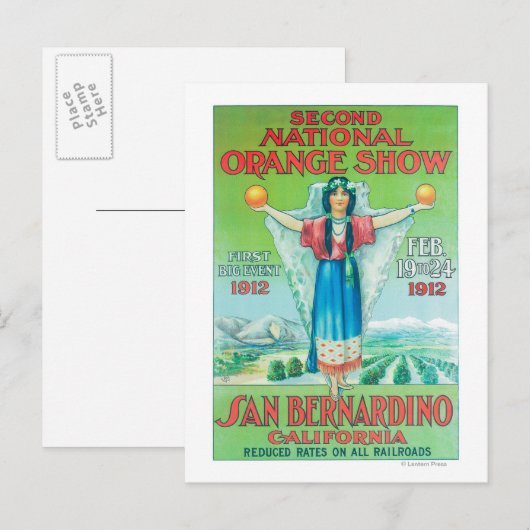 National Oranje ShowPoster #4 Briefkaart (Voorkant / Achterkant)