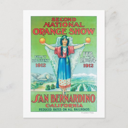 National Oranje ShowPoster #4 Briefkaart (Voorkant)