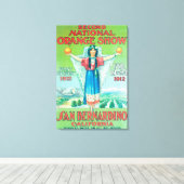 National Oranje ShowPoster #4 Canvas Afdruk (Insitu (Houten vloer))