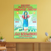 National Oranje ShowPoster #4 Canvas Afdruk (Insitu (Woonkamer))