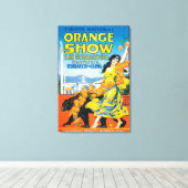 National Oranje ShowPoster #5 Canvas Afdruk (Insitu (Houten vloer))