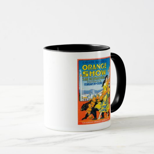 National Oranje ShowPoster #5 Mok (Voorkant rechts)