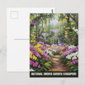 National Orchid Garden Singapore Briefkaart (Voorkant / Achterkant)