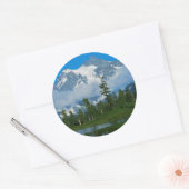 National Park 10 VS, Washington, Noord-Cascades Ronde Sticker (Envelop)