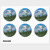 National Park 10 VS, Washington, Noord-Cascades Ronde Sticker (Vel)