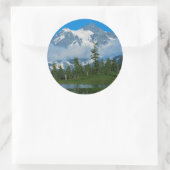 National Park 10 VS, Washington, Noord-Cascades Ronde Sticker (Tas)