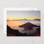 National Park 3 van het meer van de Verenigde Stat Briefkaart (Voorkant / Achterkant)