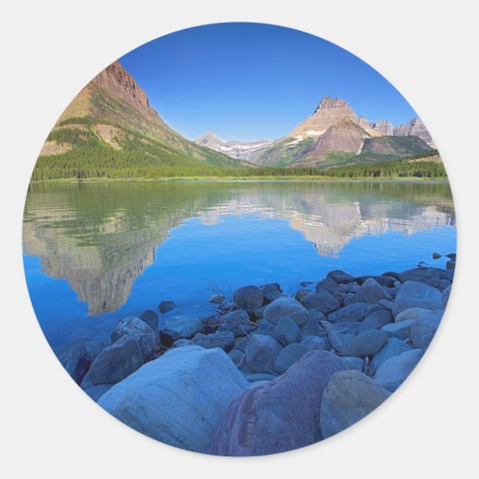 National Park 4 VS, Montana, Glacier Ronde Sticker (Voorkant)