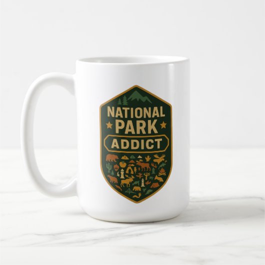 National Park Addict Premium Koffiemok (Links)