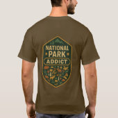 National Park Addict Premium Men's T-shirt (Achterkant)