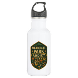 National Park Addict Premium Waterfles