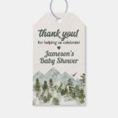 National Park Adventure wacht op uw gunst Dank u Cadeaulabel (Voorkant)