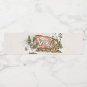 National Park Adventure wacht op verjaardag Waterfles Etiket (Enkel label)