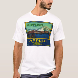 National Park Apple Crate LabelHood River, OF T-shirt