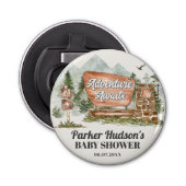 National Park baby shower Party Favorieten Button Flesopener (Voorkant)