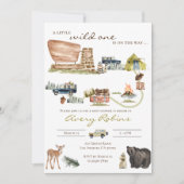 National Park Baby shower uitnodiging sierlijke (Voorkant)