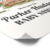 National Park baby shower welkomstbord Poster (Hoek)