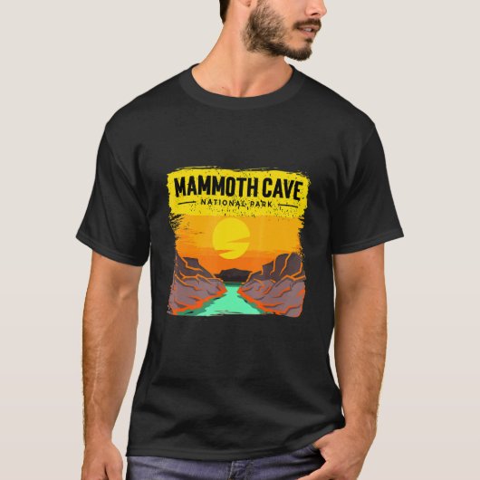 National Park Cave Hike Mammoth Cave Kentucky Souv T-shirt (Voorkant)