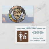National Park Classroom Business Card Visitekaartje (Voorkant / Achterkant)