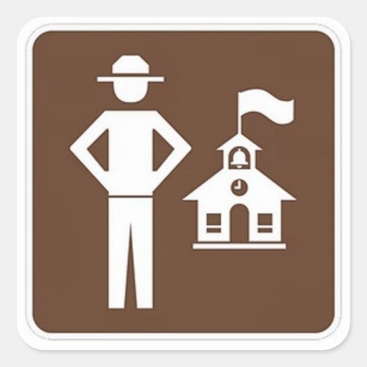 National Park Classroom Teacher-Ranger stickers (Voorkant)
