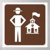 National Park Classroom Teacher-Ranger stickers Poster (Voorkant)