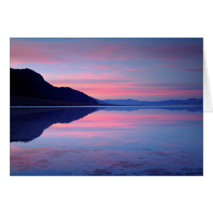 National Park Death Valley. Badwater bij zonsopgan