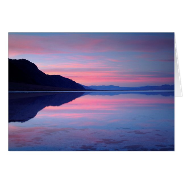 National Park Death Valley. Badwater bij zonsopgan (Voorkant Horizontaal)
