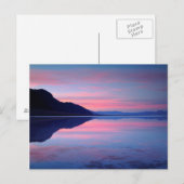 National Park Death Valley. Badwater bij zonsopgan Briefkaart (Voorkant / Achterkant)
