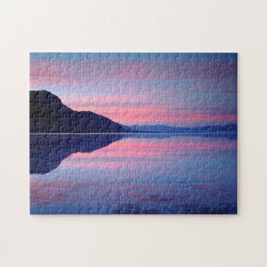 National Park Death Valley. Badwater bij zonsopgan Legpuzzel (Horizontaal)