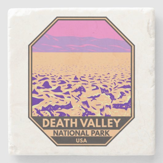 National Park Devil's Golfcursus Stenen Onderzetter (Voorkant)