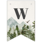 National Park Forest Woodland baby shower Banner (Derde vlag)