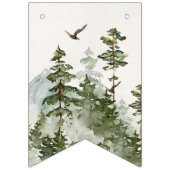 National Park Forest Woodland verjaardagsbanner Vlaggetjes (Eerste vlag)