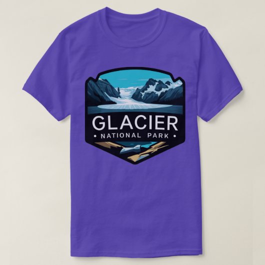 National Park Glacier T-shirt (Design voorkant)