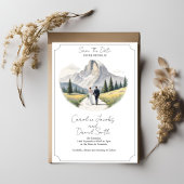 National Park Invitation, Yosemite Bewaar de datum Kaart