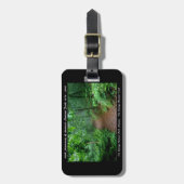 National Park Jubileum Hot Springs Mt Trail Bagagelabel (Voorkant verticaal)