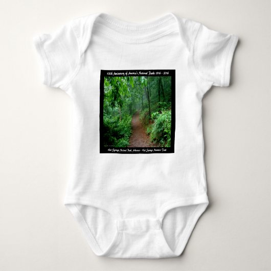 National Park Jubileum Hot Springs Mt Trail Romper (Voorkant)