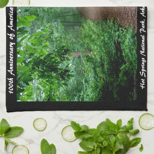 National Park Jubileum Hot Springs Mt Trail Theedoek (Gevouwen)