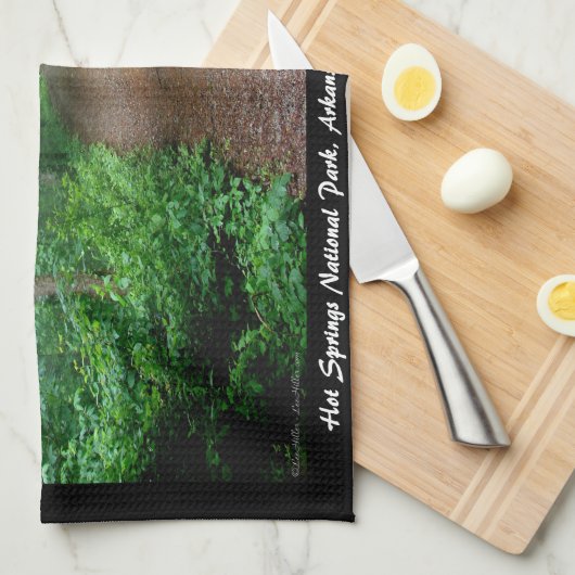 National Park Jubileum Hot Springs Mt Trail Theedoek (Quarter Fold)