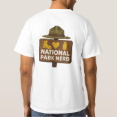 National Park Nerd Men's Premium T-shirt (Achterkant)