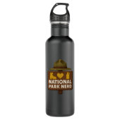 National Park Nerd Premium Waterfles (Voorkant)