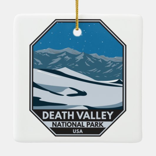 National Park Night Sky  Keramisch Ornament (Achterkant)