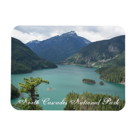 National Park North Cascades Foto Magneet (Horizontaal)