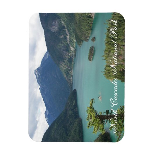 National Park North Cascades Foto Magneet (Verticaal)