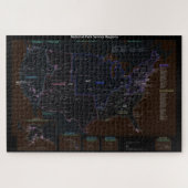 National Park Service Region Map Legpuzzel (Horizontaal)