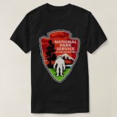 National Park Service Sasquatch Bigfoot Unit Arrow T-shirt (Design voorkant)