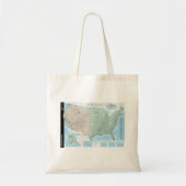 National Park Service System Map Tote Bag (Voorkant)